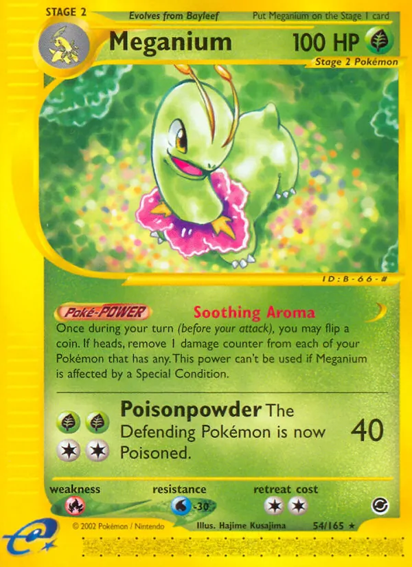 Meganium - Expedition Base Set Pokemon Card