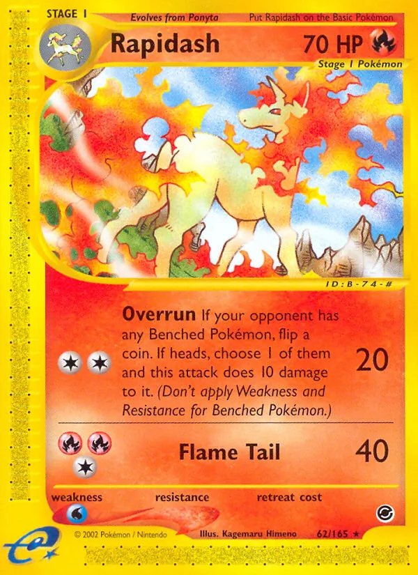 Rapidash - Expedition Base Set Pokemon Card