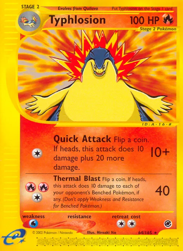 Typhlosion - Expedition Base Set Pokemon Card