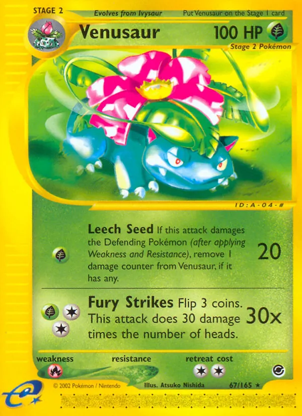 Venusaur - Expedition Base Set Pokemon Card