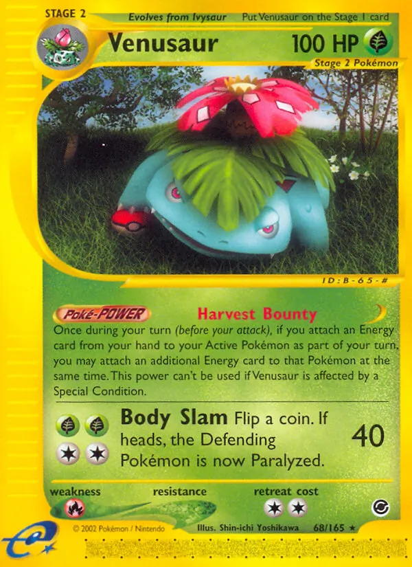 Venusaur - Expedition Base Set Pokemon Card