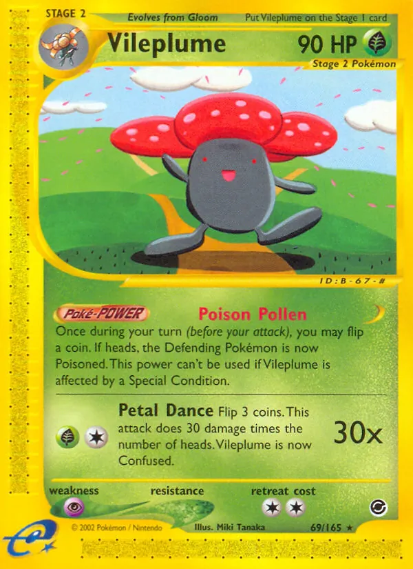 Vileplume - Expedition Base Set Pokemon Card