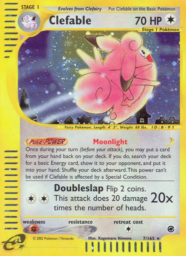 Clefable - Expedition Base Set Pokemon Card