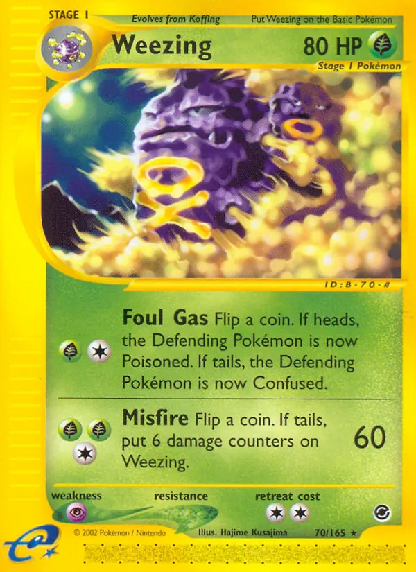 Weezing - Expedition Base Set Pokemon Card