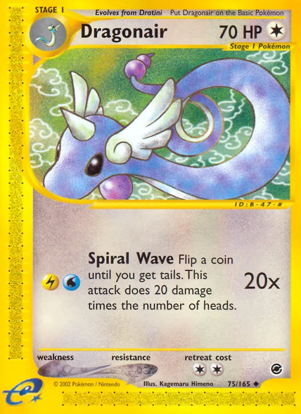Dragonair - Expedition Base Set Pokemon Card