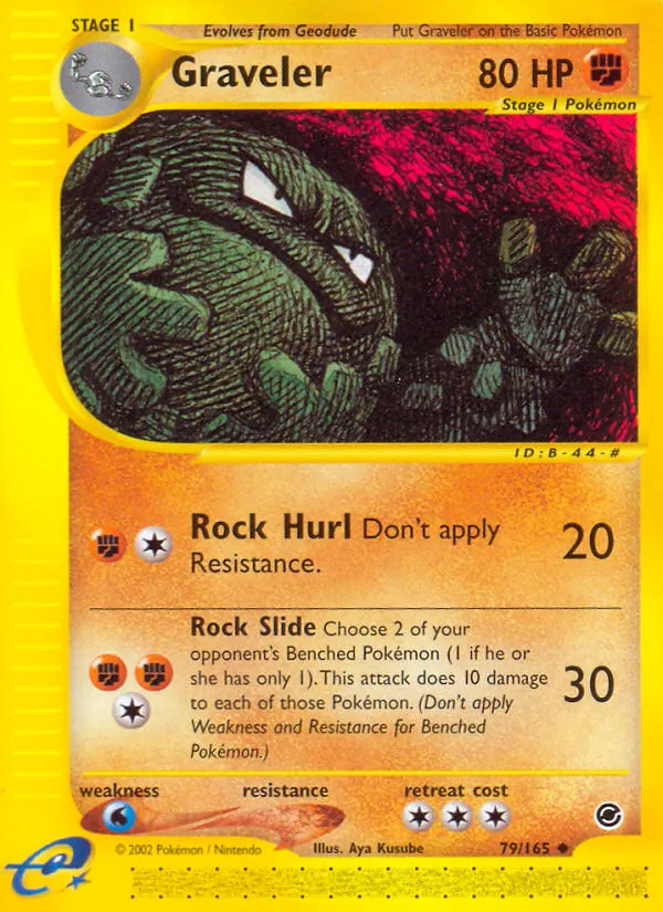 Graveler - Expedition Base Set Pokemon Card