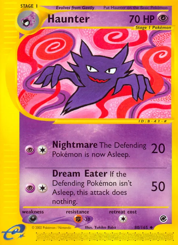 Haunter - Expedition Base Set Pokemon Card