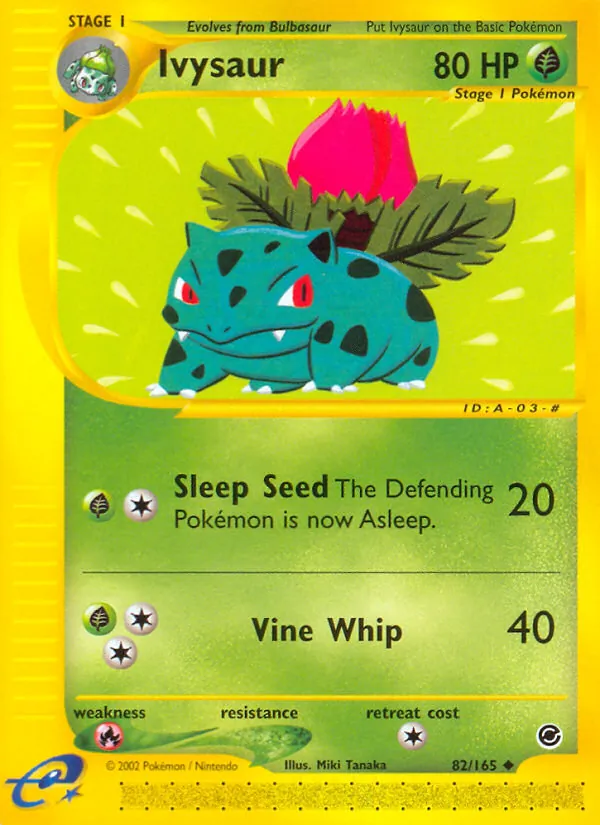 Ivysaur - Expedition Base Set Pokemon Card