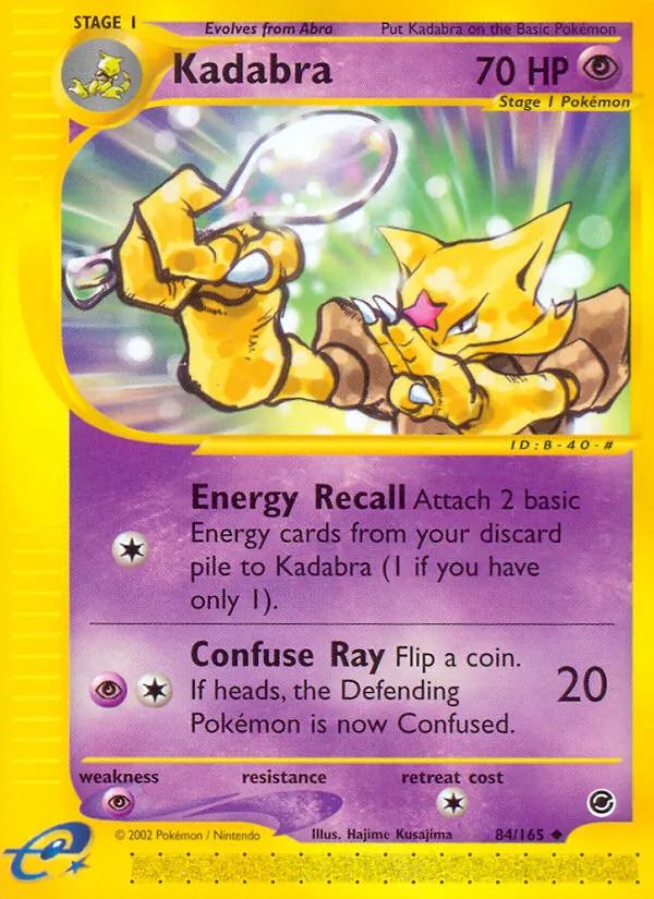 Kadabra - Expedition Base Set Pokemon Card