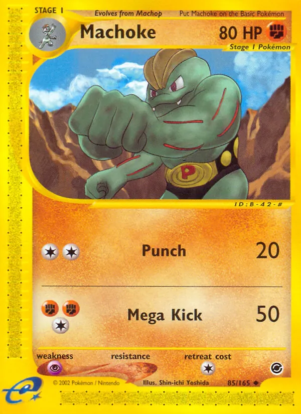 Machoke - Expedition Base Set Pokemon Card