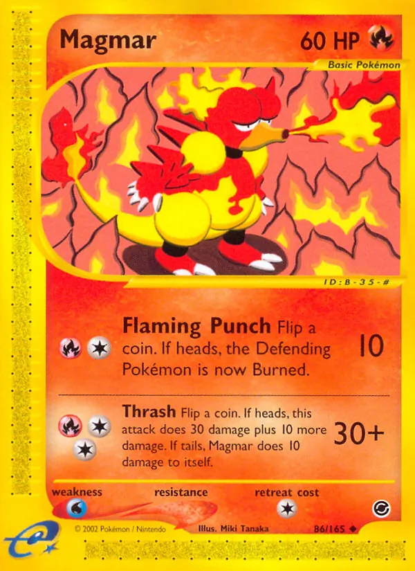 Magmar - Expedition Base Set Pokemon Card