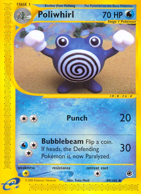 Poliwhirl - Expedition Base Set Pokemon Card