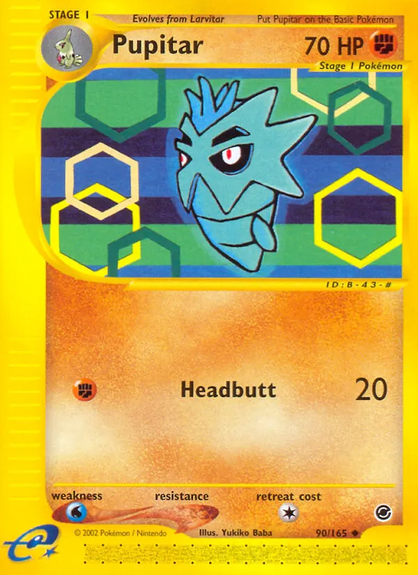 Pupitar - Expedition Base Set Pokemon Card