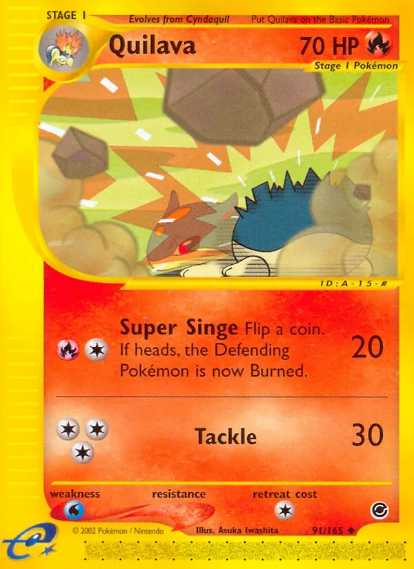 Quilava - Expedition Base Set Pokemon Card