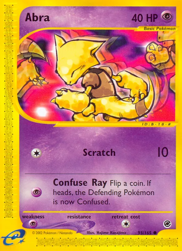 Abra - Expedition Base Set Pokemon Card