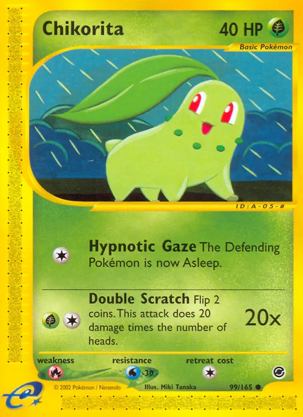 Chikorita - Expedition Base Set Pokemon Card