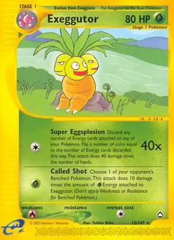 Exeggutor - Aquapolis