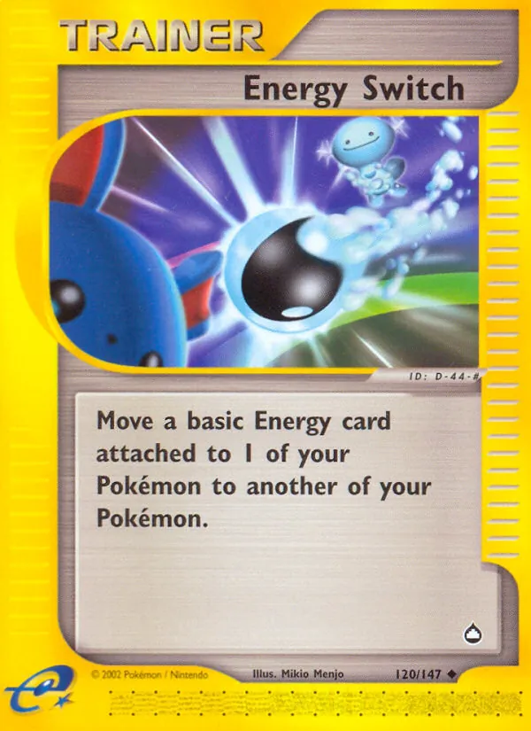 Energy Switch - Aquapolis Pokemon Card