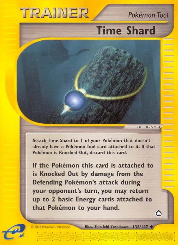 Time Shard - Aquapolis Pokemon Card