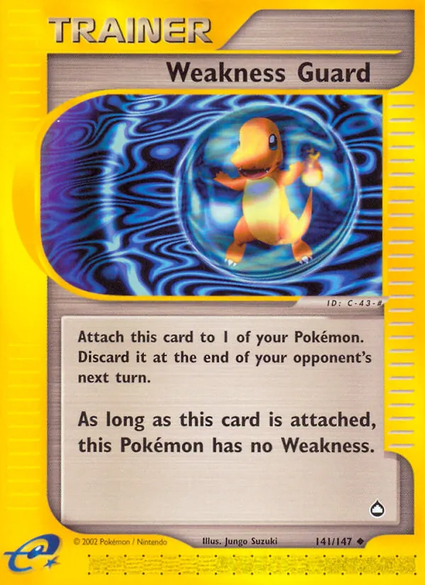 Weakness Guard - Aquapolis Pokemon Card