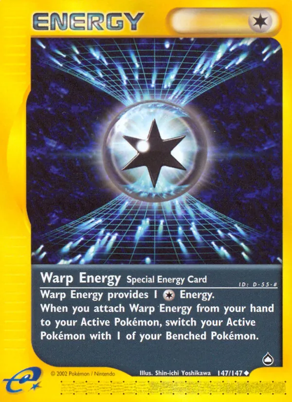 Warp Energy - Aquapolis Pokemon Card
