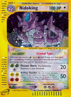 Nidoking - Aquapolis
