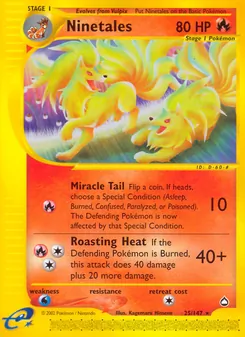 Ninetales - Aquapolis