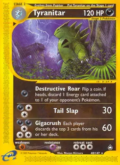 Tyranitar - Aquapolis