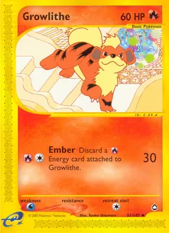 Growlithe - Aquapolis
