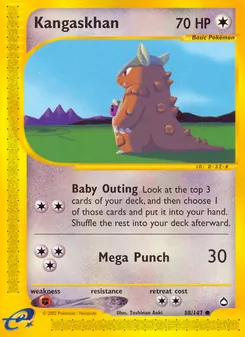 Kangaskhan - Aquapolis