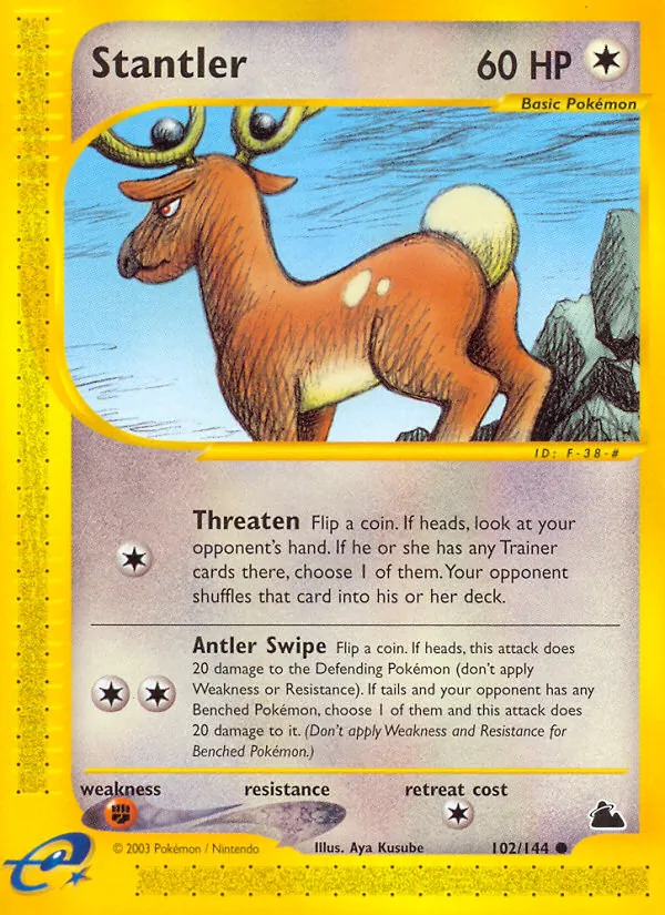 Stantler - Skyridge Pokemon Card