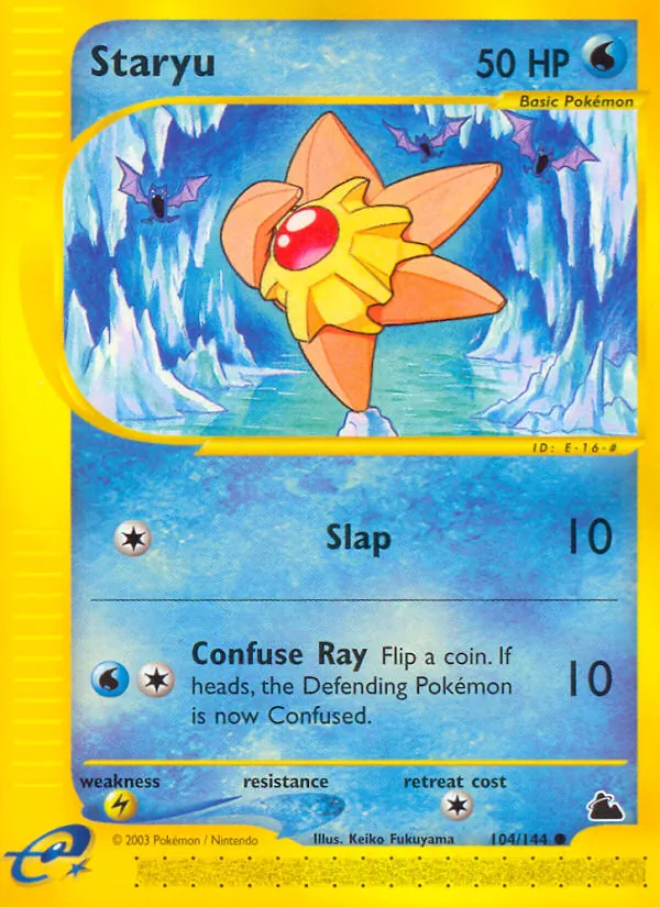 Staryu - Skyridge Pokemon Card