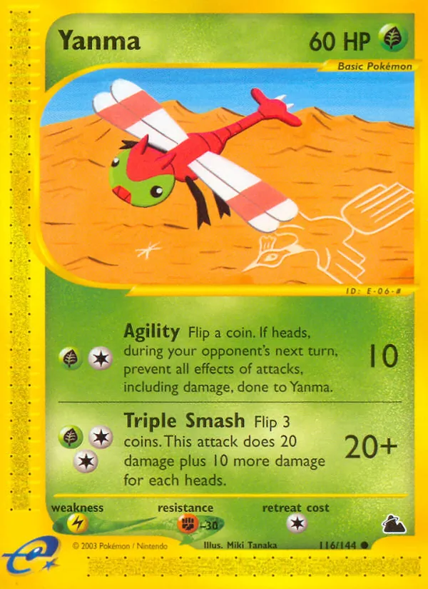 Yanma - Skyridge Pokemon Card
