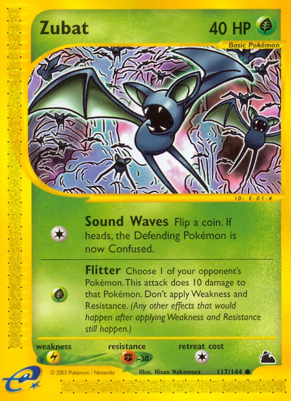 Zubat - Skyridge Pokemon Card