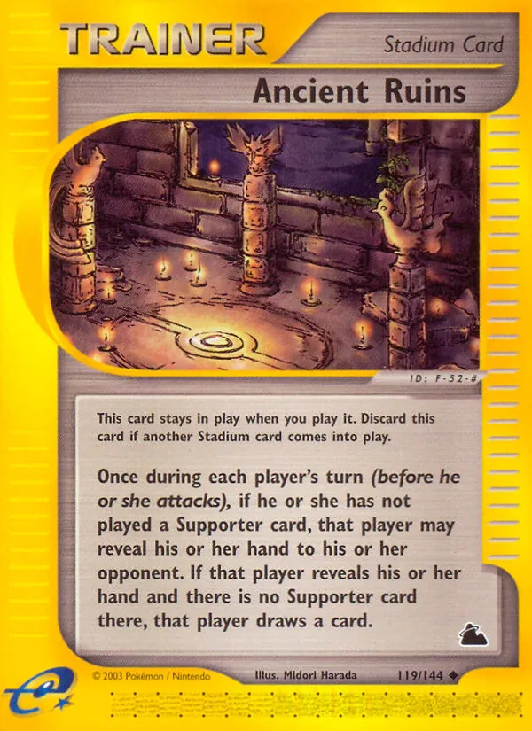 Ancient Ruins - Skyridge Pokemon Card