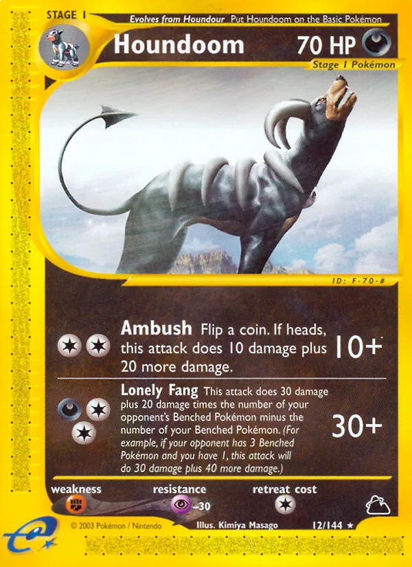 Houndoom - Skyridge Pokemon Card