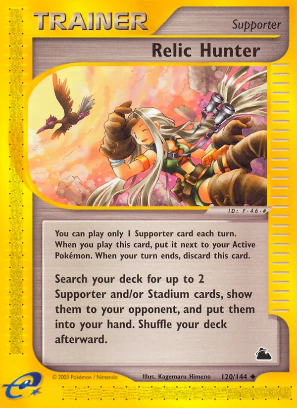 Relic Hunter - Skyridge Pokemon Card