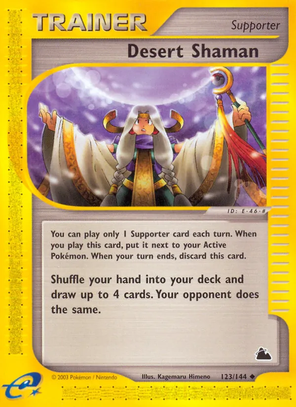 Desert Shaman - Skyridge Pokemon Card