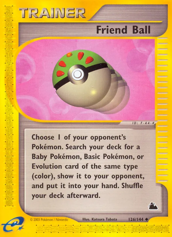 Friend Ball - Skyridge Pokemon Card