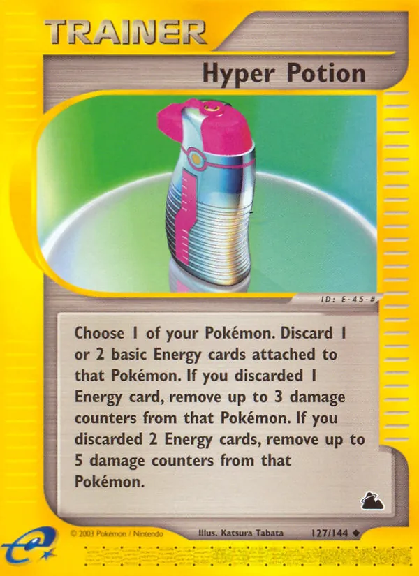Hyper Potion - Skyridge Pokemon Card