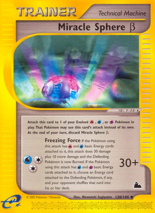 Miracle Sphere Beta - Skyridge Pokemon Card