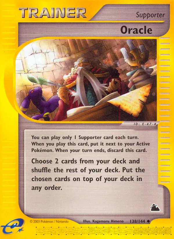 Oracle - Skyridge Pokemon Card