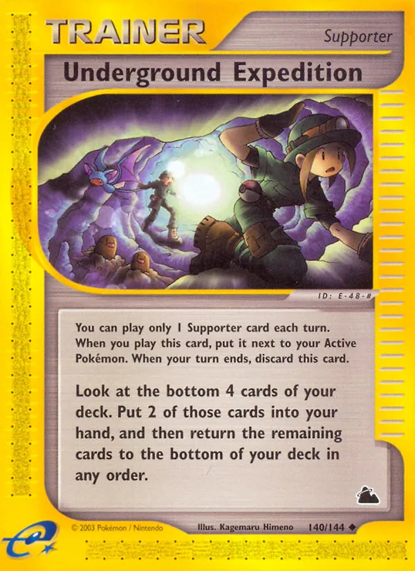 Underground Expedition - Skyridge Pokemon Card