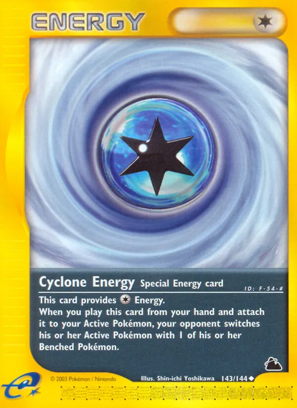 Cyclone Energy - Skyridge Pokemon Card
