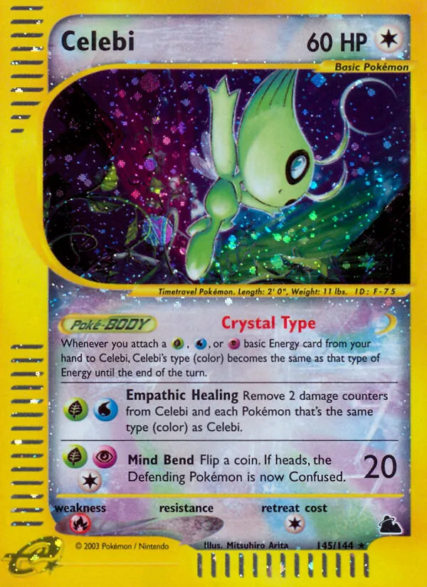 Celebi - Skyridge Pokemon Card