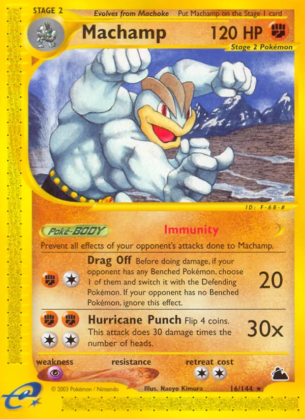 Machamp - Skyridge Pokemon Card