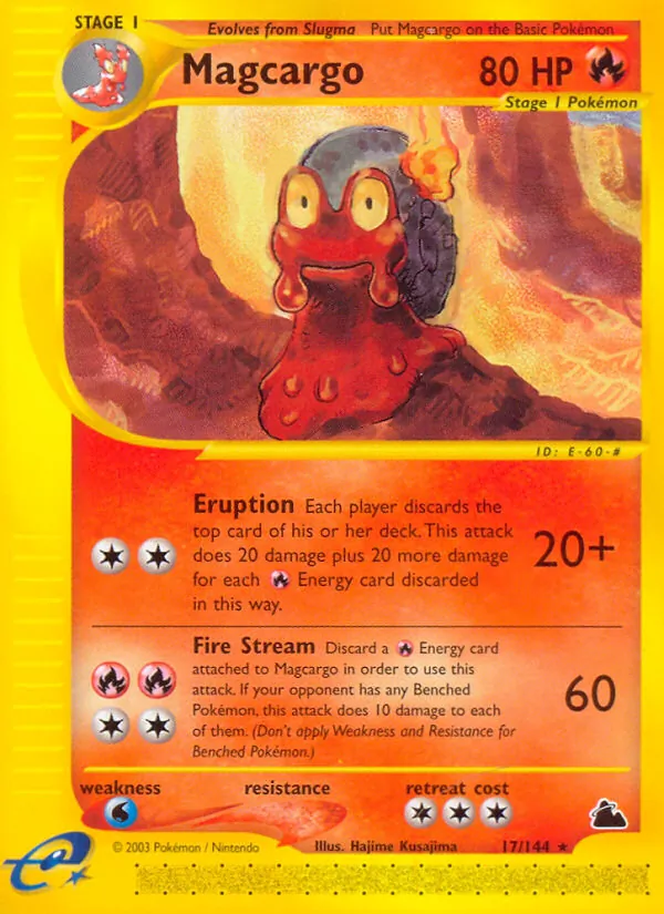 Magcargo - Skyridge Pokemon Card