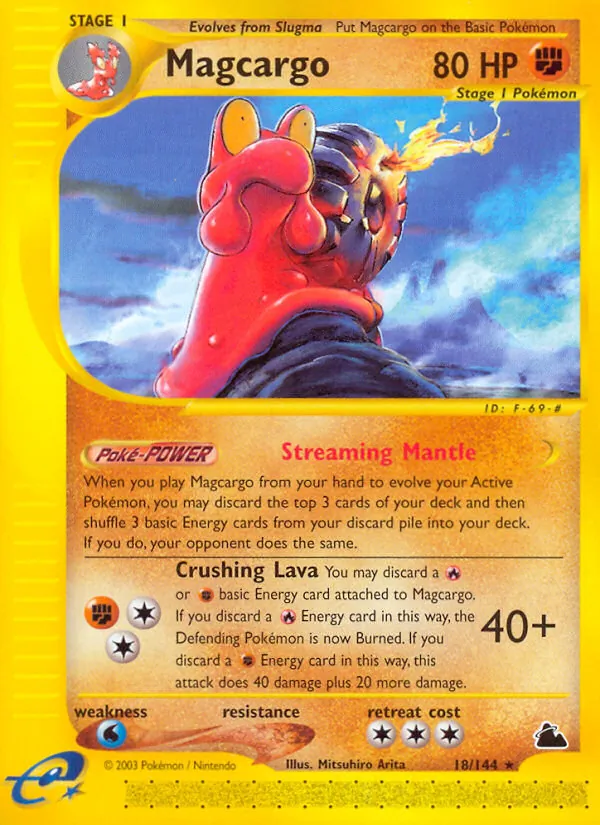 Magcargo - Skyridge Pokemon Card