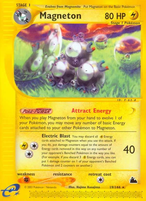 Magneton - Skyridge Pokemon Card