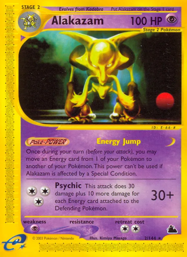 Alakazam - Skyridge Pokemon Card